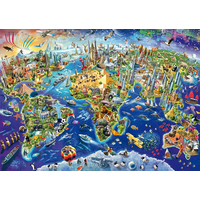 SCHMIDT Puzzle Objavuj svet 1000 dielikov