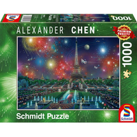 SCHMIDT Puzzle Ohňostroj nad Eiffelovou vežou 1000 dielikov