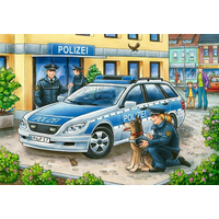 RAVENSBURGER Puzzle Polícia a hasiči 2x12 dielikov