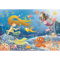 RAVENSBURGER Puzzle Príbehy morskej víly 60 dielikov