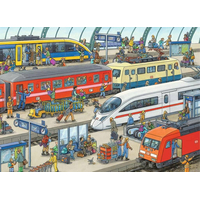 RAVENSBURGER Puzzle Železničná stanica 60 dielikov