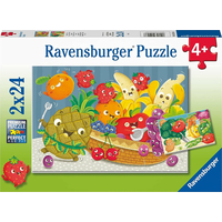 RAVENSBURGER Puzzle Drzé plody 2x24 dielikov