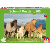 SCHMIDT Puzzle Konská rodina 200 dielikov