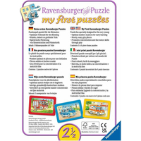 RAVENSBURGER Moje prvé puzzle Zásahové vozidlá so zvieratkami za volantom 3x6 dielikov