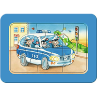 RAVENSBURGER Moje prvé puzzle Zásahové vozidlá so zvieratkami za volantom 3x6 dielikov