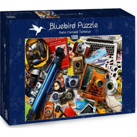BLUEBIRD Puzzle Zbierka retro fotoaparátov 1000 dielikov