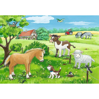 RAVENSBURGER Puzzle Zvieracie mláďatá 2x12 dielikov