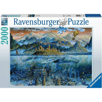 RAVENSBURGER Puzzle Múdra veľryba 2000 dielikov