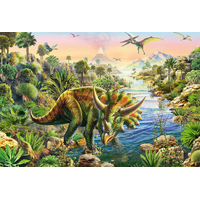 SCHMIDT Puzzle Dinosaurie dobrodružstvo 3x48 dielikov