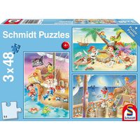 SCHMIDT Puzzle Piráti 3x48 dielikov