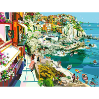 RAVENSBURGER Puzzle Romantika v Cinque Terre 1500 dielikov