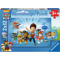 RAVENSBURGER Puzzle Ryder a labková patrola 2x12 dielikov