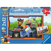 RAVENSBURGER Puzzle Tlapková patrola v akcii 2x12 dielikov