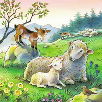 RAVENSBURGER Puzzle Zvieracie maznanie 3x49 dielikov