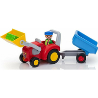 PLAYMOBIL® 1.2.3 6964 Traktor s prívesom
