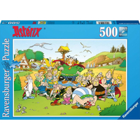 RAVENSBURGER Puzzle Asterix a Obelix: Dedinka 500 dielikov