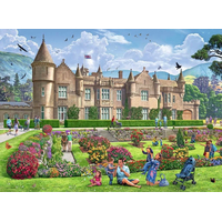 RAVENSBURGER Puzzle Kráľovskej rezidencie, Veľká Británia 4x500 dielikov