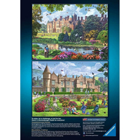 RAVENSBURGER Puzzle Kráľovskej rezidencie, Veľká Británia 4x500 dielikov
