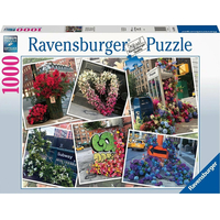 RAVENSBURGER Puzzle Kvety v New Yorku 1000 dielikov
