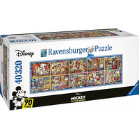 RAVENSBURGER Puzzle Mickey Mouse počas rokov 40320 dielikov