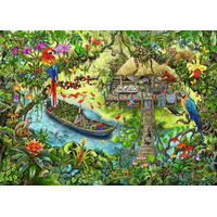 RAVENSBURGER Únikové EXIT puzzle Kids Expedícia do džungle 368 dielikov