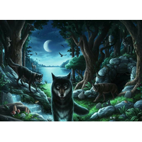 RAVENSBURGER Únikové EXIT puzzle Vlk 759 dielikov