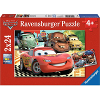 RAVENSBURGER Puzzle Autá 2: Výlet do Európy 2x24 dielikov