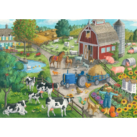 RAVENSBURGER Puzzle Doma na farme 60 dielikov