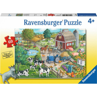 RAVENSBURGER Puzzle Doma na farme 60 dielikov