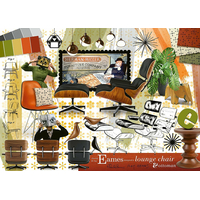 RAVENSBURGER Puzzle Eames: Design Classics 1000 dielikov