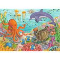 RAVENSBURGER Puzzle Priatelia z oceánu 35 dielikov