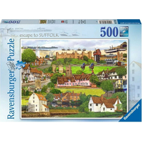 RAVENSBURGER Puzzle Útek do Suffolku 500 dielikov
