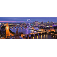 RAVENSBURGER Panoramatické puzzle Nočný Londýn 1000 dielikov