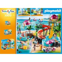 PLAYMOBIL® Family Fun 70610 Zábavný bazén s vodnou striekačkou