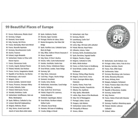 RAVENSBURGER Puzzle 99 krásnych miest Európy 3000 dielikov