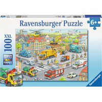 RAVENSBURGER Puzzle Autá v meste XXL 100 dielikov
