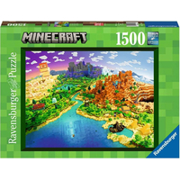 RAVENSBURGER Puzzle Minecraft: Svet Minecraftu 1500 dielikov