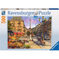 RAVENSBURGER Puzzle Večerná prechádzka 500 dielikov