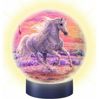 RAVENSBURGER Svietiaci puzzleball Kôň na pláži 72 dielikov