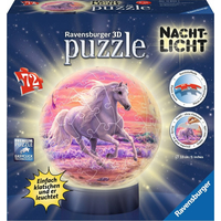 RAVENSBURGER Svietiaci puzzleball Kôň na pláži 72 dielikov