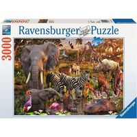 RAVENSBURGER Puzzle Africké zvieratá 3000 dielikov
