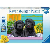 RAVENSBURGER Puzzle Čierni labradori XXL 300 dielikov