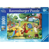 RAVENSBURGER Puzzle Medvedík Pú zachraňuje XXL 100 dielikov