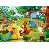 RAVENSBURGER Puzzle Medvedík Pú zachraňuje XXL 100 dielikov
