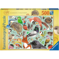 RAVENSBURGER Puzzle Návštevníci záhrady 500 dielikov