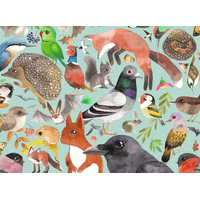 RAVENSBURGER Puzzle Návštevníci záhrady 500 dielikov