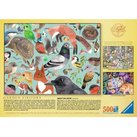 RAVENSBURGER Puzzle Návštevníci záhrady 500 dielikov