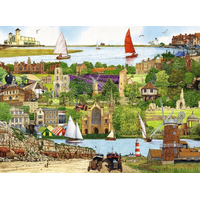 RAVENSBURGER Puzzle Útek do Norfolku 500 dielikov