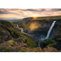 RAVENSBURGER Puzzle Vodopád Haifoss, Island 1000 dielikov