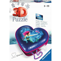 RAVENSBURGER 3D puzzle Srdce Morská panna 54 dielikov